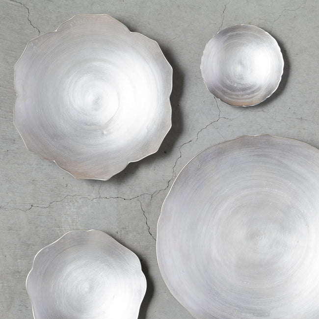 DISH 光 YURI Large  (お皿/大) 光 YURI(シルバー)