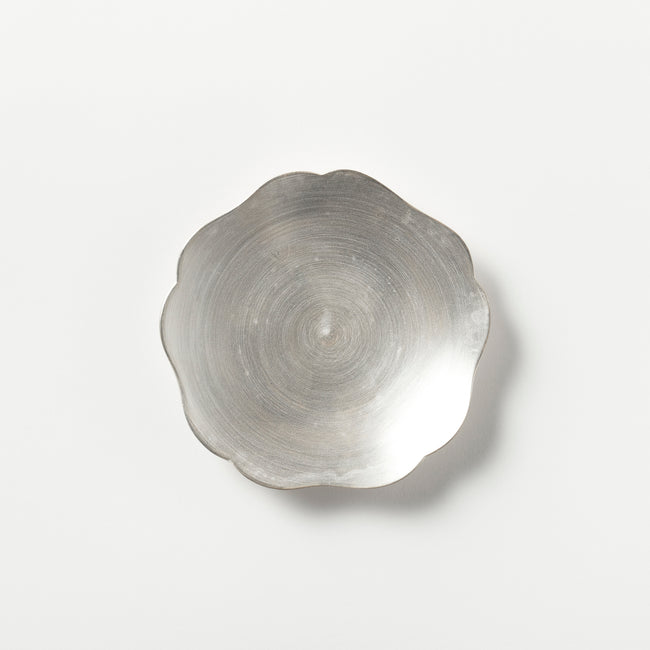 DISH 光 ASAGAO Small  (お皿/小) 光 ASAGAO(シルバー)