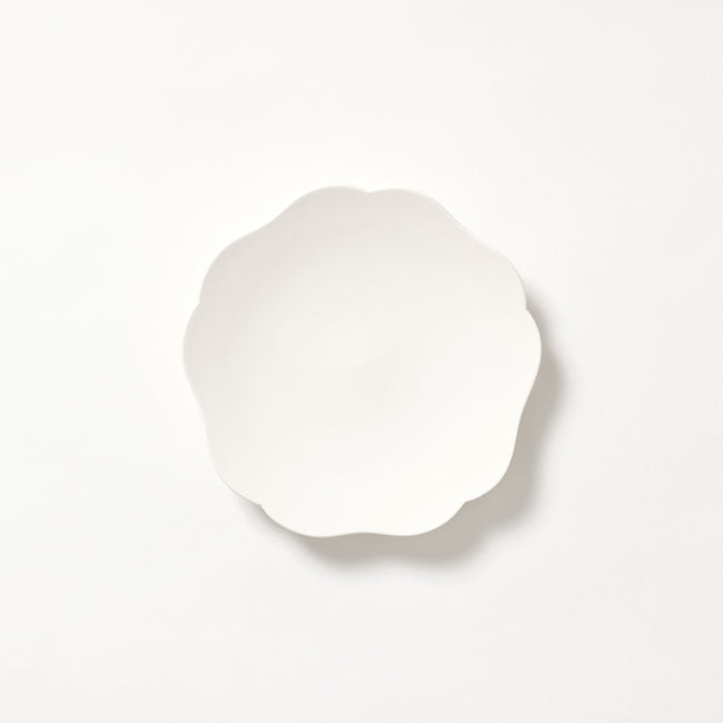 DISH 雪 ASAGAO Small  (お皿/小) 雪 ASAGAO(白)