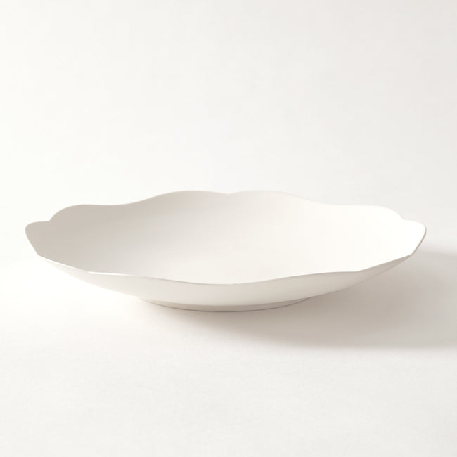 DISH 雪 ASAGAO Large  (お皿/大) 雪 ASAGAO(白)