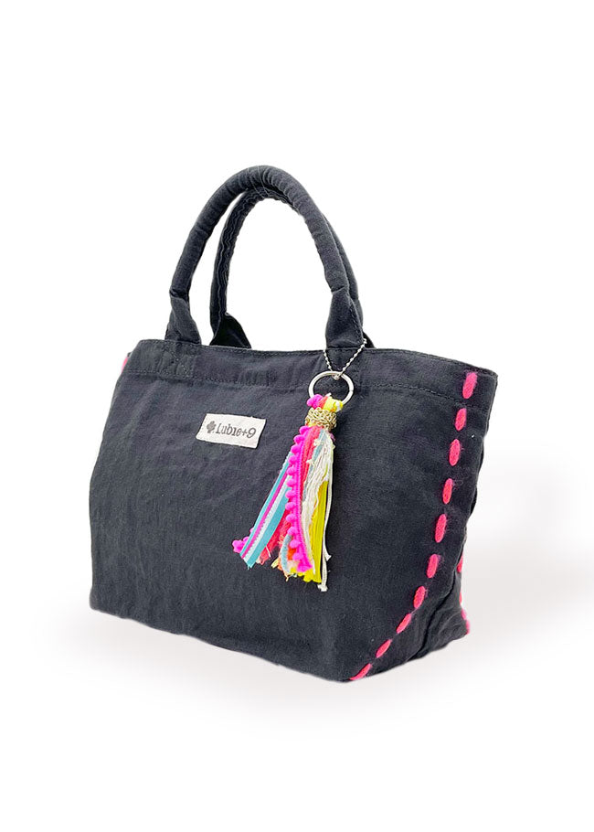 麻 MINIトートBAG CH×PK