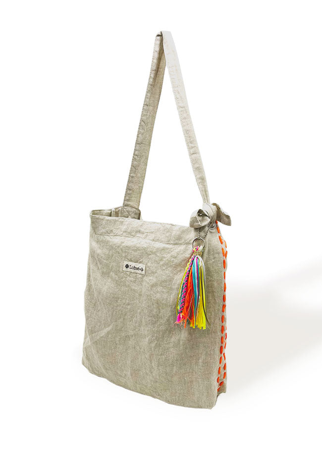 麻 ショルダーBAG IV×OR