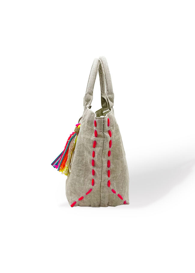 麻 MINIトートBAG IV×PK