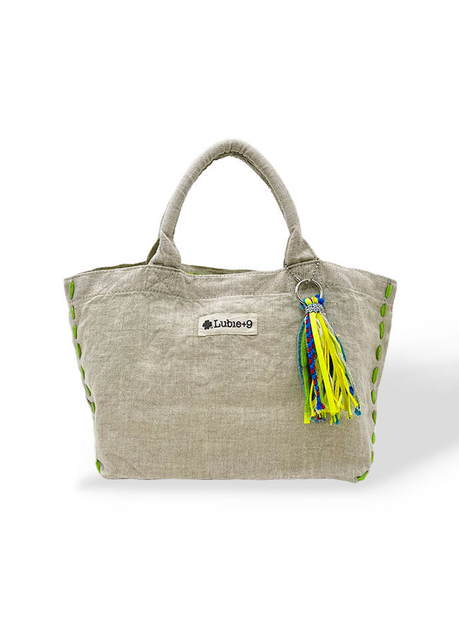 麻 MINIトートBAG IV×GN