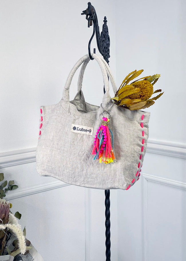 麻 MINIトートBAG IV×PK