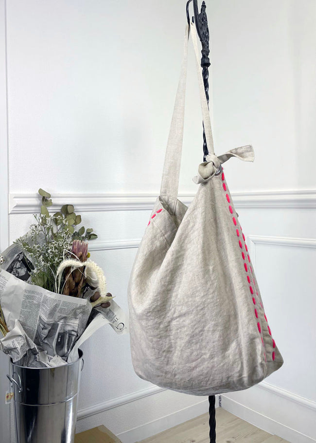 麻 ショルダーBAG IV×PK