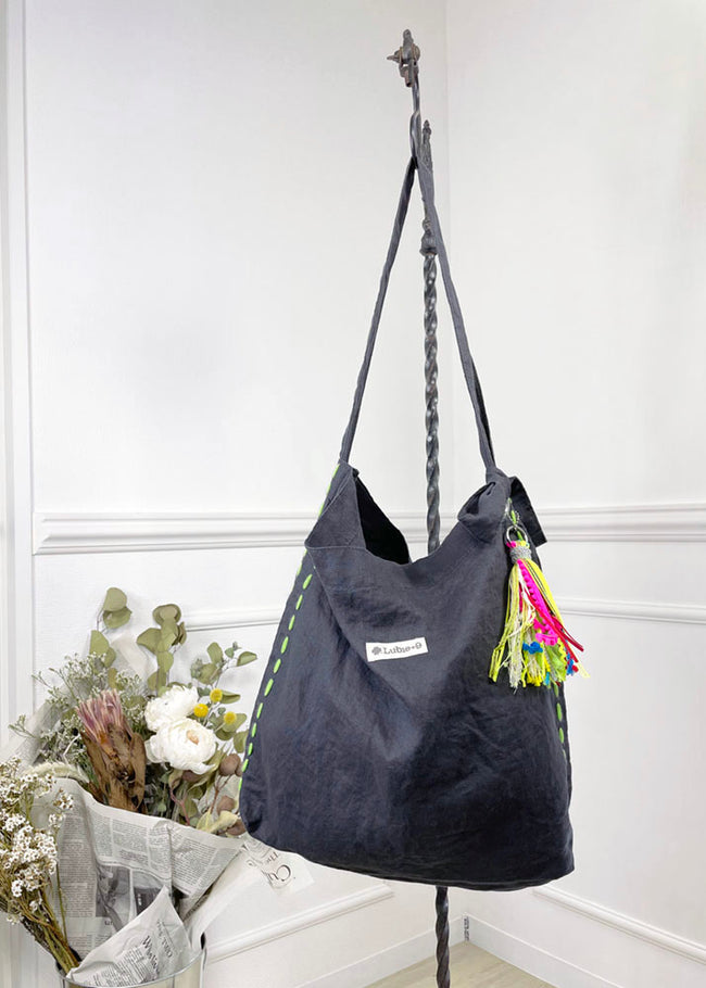 麻 ショルダーBAG CH×GN