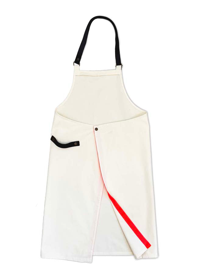 レザーテープエプロン IV×BK