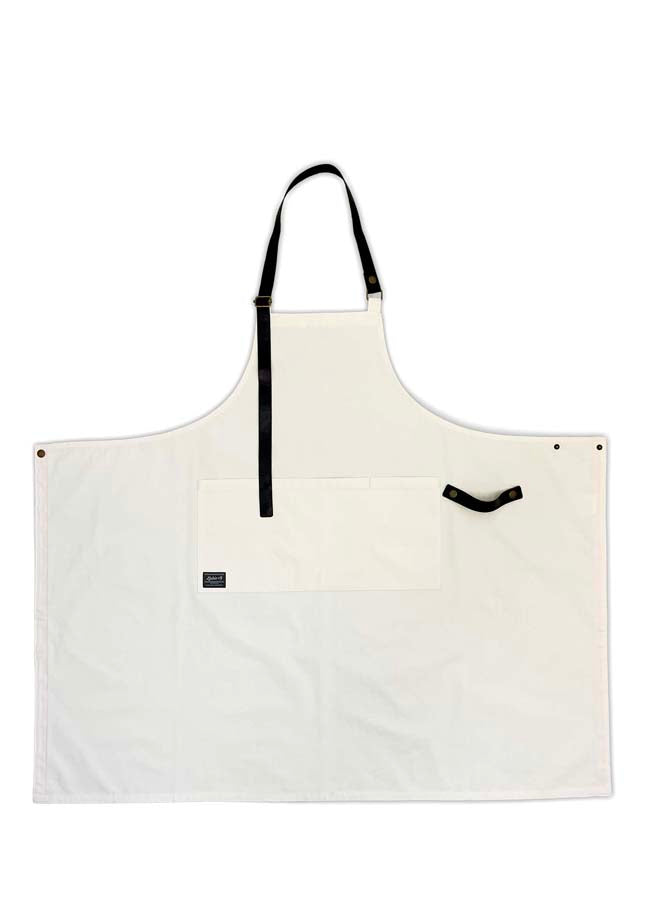 レザーテープエプロン IV×BK