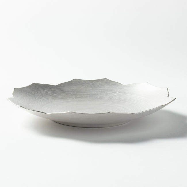 DISH 光 YURI Large  (お皿/大) 光 YURI(シルバー)