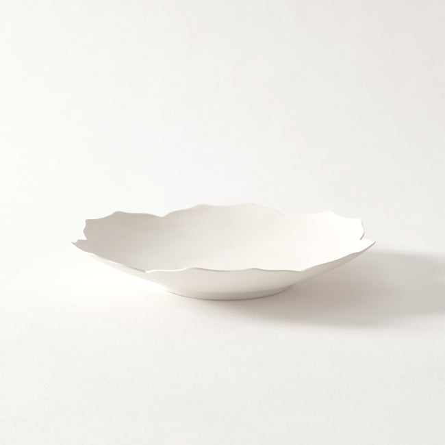 DISH 雪 YURI Medium  (お皿/中) 雪 YURI(白)