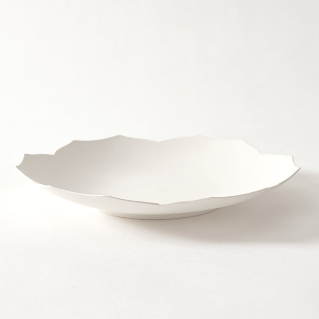 DISH 雪 YURI Large  (お皿/大) 雪 YURI(白)