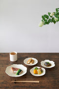 DISH 雪 ASAGAO Small  (お皿/小) 雪 ASAGAO(白)