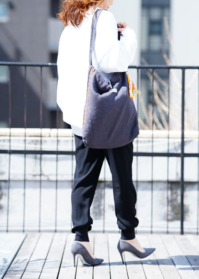 麻 ショルダーBAG IV×OR